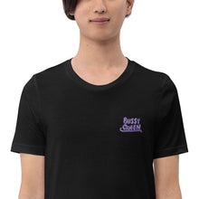 Load image into Gallery viewer, Bussy Queen Logo Embroidered Short-Sleeve Unisex T-Shirt