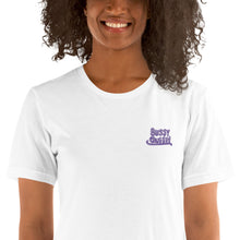 Load image into Gallery viewer, Bussy Queen Logo Embroidered Short-Sleeve Unisex T-Shirt