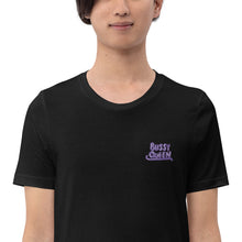 Load image into Gallery viewer, Bussy Queen Logo Embroidered Short-Sleeve Unisex T-Shirt
